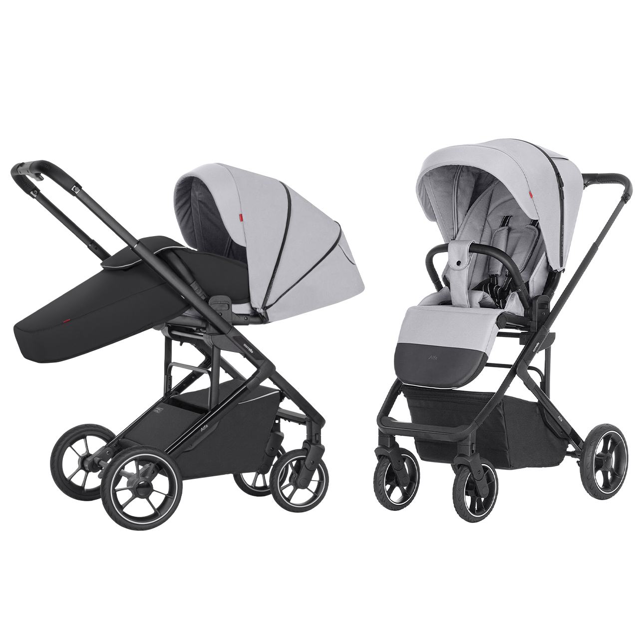 Прогулянкова коляска CARRELLO Alfa CRL-5508 BF Feather Grey Каррелло Альфа